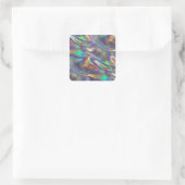 holografisch quadratischer aufkleber (Tasche)