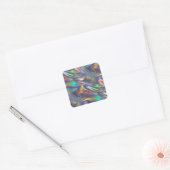 holografisch quadratischer aufkleber (Umschlag)