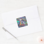 holografisch quadratischer aufkleber (Umschlag)