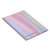 Holografisch-rosa Hausaufgaben Notizblock (Rechte Seite)