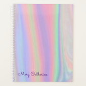 Holografisch-rosa Hausaufgaben Planer (Vorderseite)