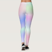 Holografisch rosa lila Münze Leggings (Rückseite)