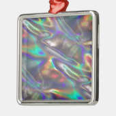 holografisch silbernes ornament (Links)