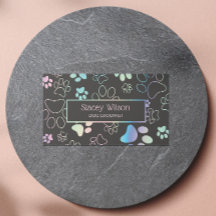 Holografisch und kohlefarbene Pfoten Pfefferblatt 