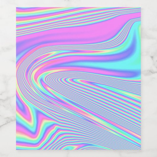 Holografisch Weinetikett (Einzelnes Label)