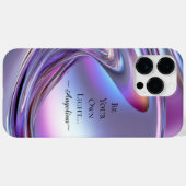 Holografische Ästhetik Case-Mate iPhone Hülle (Rückseite (Horizontal))