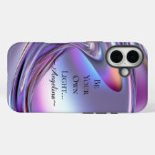 Holografische Ästhetik Case-Mate iPhone Hülle (Rückseite (Horizontal))