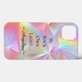 Holografische Ästhetik Case-Mate iPhone Hülle (Rückseite (Horizontal))