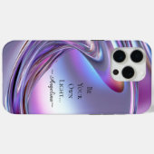 Holografische Ästhetik Case-Mate iPhone Hülle (Rückseite (Horizontal))
