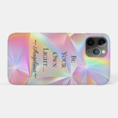 Holografische Ästhetik Case-Mate iPhone Hülle (Rückseite (Horizontal))