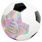 Holografische Ästhetik Fußball (Dreiviertel)