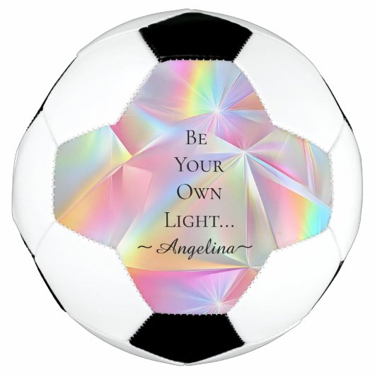 Holografische Ästhetik Fußball (Vorderseite)