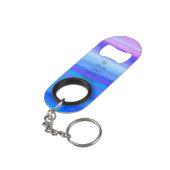 Holografische Ästhetik Mini Flaschenöffner (Rückseite Schrägansicht)