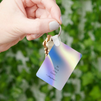 Holografische Ästhetik Schlüsselanhänger