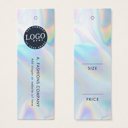 Holografische Bekleidungspreise für Firmenlogos (Vorne & Hinten)