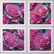 Holografische Blume Set drucken