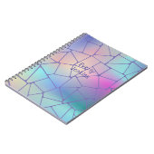 holografische CD-Farben Notizblock (Linke Seite)