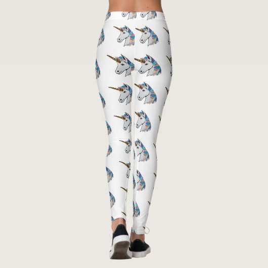 holografische EinhornLeggings Leggings (Rückseite)