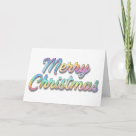 Holografische Folien-Schrift Frohe Weihnachten