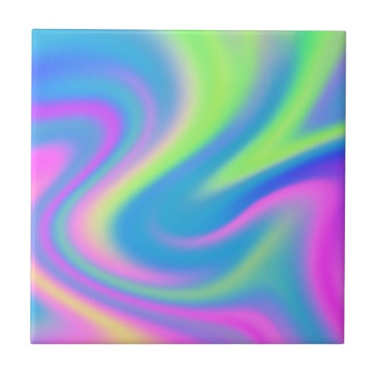 Holografische Gefärbte Krawatte Fliese (Vorderseite)
