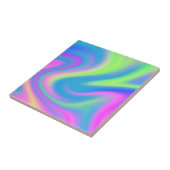 Holografische Gefärbte Krawatte Fliese (Seite)