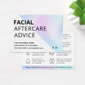 Holografische Gesichtshygienekarte (Schreibtisch)