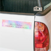 Holografische Glitzer Tropfen Rosa lila Schönheits Autoaufkleber (Auf Lkw)