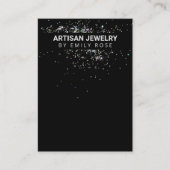 Holografische Glitzern mit Holding-Display-Karten Visitenkarte (Vorderseite)