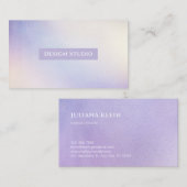 Holografische Gradient-Visitenkarte Visitenkarte (Vorne/Hinten)