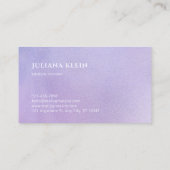 Holografische Gradient-Visitenkarte Visitenkarte (Rückseite)