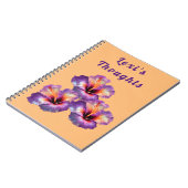 Holografische Iridescent-Hibiskus-Blume Notizblock (Linke Seite)