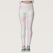 Holografische Irideszierende ästhetische Leggings (Vorderseite)