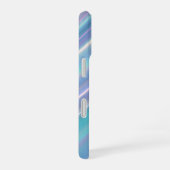 Holografische Irisierende Wellen iPhone 16 Hülle (Rechte Seite)