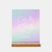 Holografische Karten und Geschenke Acrylschild (Vorderseite)