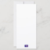 Holografische Leaf-Muster-Flachkarte (Rückseite)