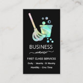 Holografische OFFICE-Reinigungsservice Telefonnummerkarte (Vorderseite)