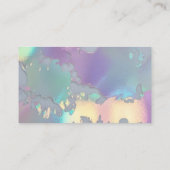 holografische Opal-Visitenkarte Visitenkarte (Rückseite)