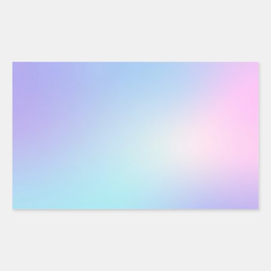 Holografische Produktzeichen Rechteckiger Aufkleber (Vorderseite)