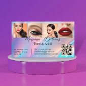 holografische qr Code Makeup Künstler 4 Fotos Schö Visitenkarte