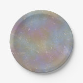 Holografische Rainbow-Teller Pappteller (Vorderseite)