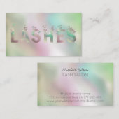 Holografische Schmetterlinge aus Luxuslogos Visitenkarte (Vorne/Hinten)