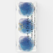 Holografische Signatur-Script Moderner Glam-Glitze Banner (Vertikal)