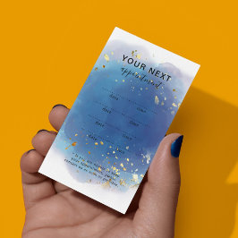 Holografische Signatur-Script Moderner Glam-Glitze Terminkarte