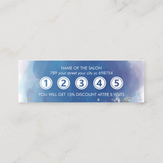 Holografische Signatur-Script Moderner Glam-Glitze Treuekarte (Rückseite)