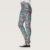 holografische silberne Leggings (Links)
