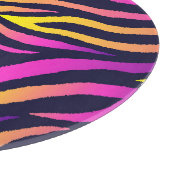 Holografische Streifen, nahtlos futuristisches Mus Schneidebrett (Ecke)