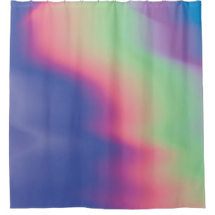 Holografische Textur mit bunten Flecken. Psycho Duschvorhang