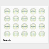Holografische Tropfen Pastel Bath Bomb Soak Labels Runder Aufkleber (Blatt)