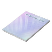 Holografische tropische Blätter Notizblock (Rotiert)