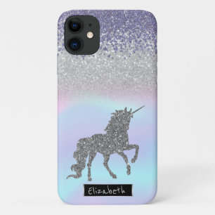 Holografische violette Diamanten, Glitter Einhorn Case-Mate iPhone Hülle
